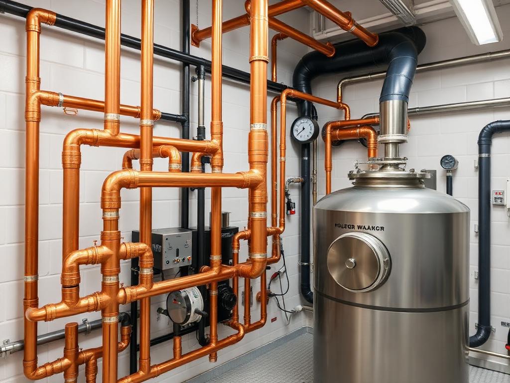 Commercial plant room, Midlothian